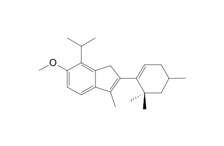 6-Methoxy-3-methyl-7-(1-methylethyl)-2-(4',6',6'-trimethylcyclohex-1'-enyl)indene