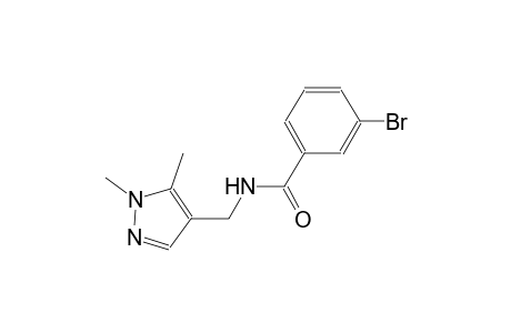 3-bromo-N-[(1,5-dimethyl-1H-pyrazol-4-yl)methyl]benzamide