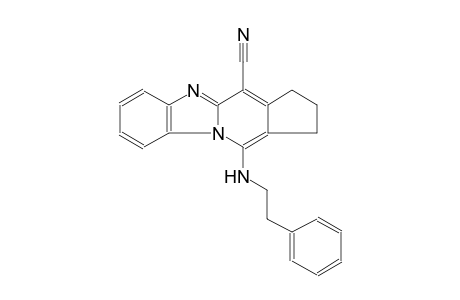 11-[(2-phenylethyl)amino]-2,3-dihydro-1H-cyclopenta[4,5]pyrido[1,2-a]benzimidazole-4-carbonitrile