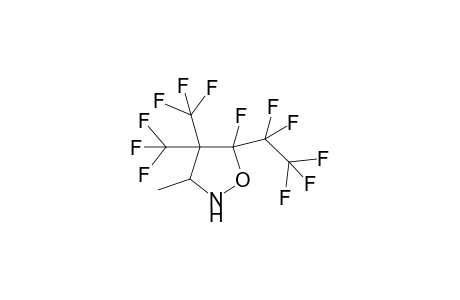 5-Fluoro-3-methyl-5-(1,1,2,2,2-pentafluoroethyl)-4,4-bis(trifluoromethyl)isoxazolidine