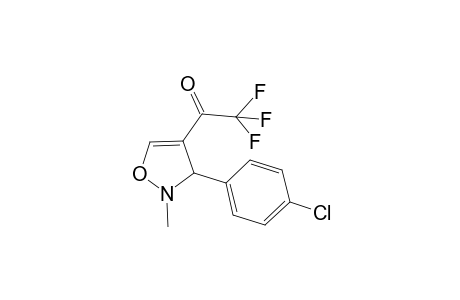 2-(N-Methyl)-3-(4-chlorophenyl)-4-(trifluoroacetyl)-isoxazole