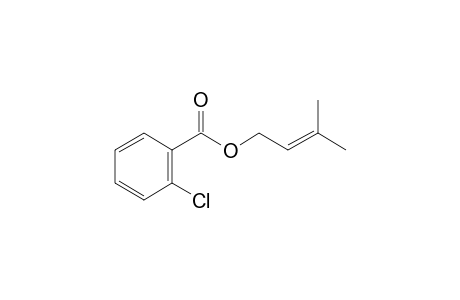 2-Chlorobenzoic acid, 3-methylbut-2-enyl ester