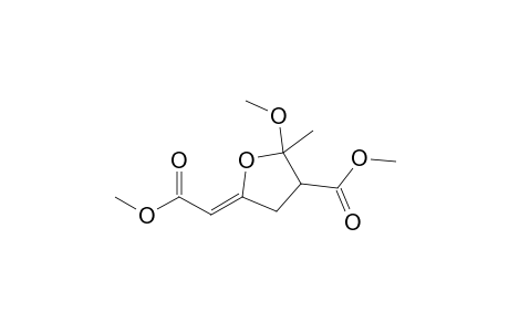 2-Methoxy-5-methoxycarbonylmethylene-2-methyltetrahydrofuran-3-carboxylic acid methyl ester