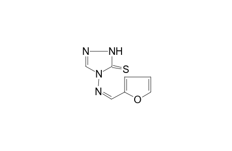 4-([(Z)-2-Furylmethylidene]amino)-2,4-dihydro-3H-1,2,4-triazole-3-thione