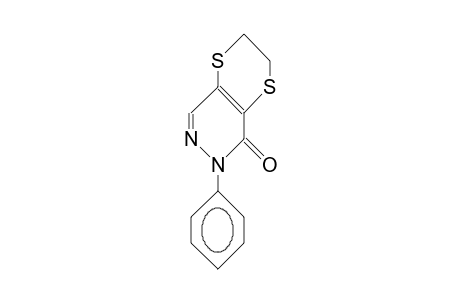 2-Phenyl-4,5-(ethane-1,2-diylthio)-3-pyridazinone