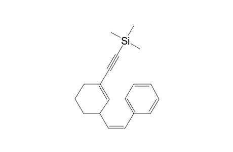 Trimethyl(2-{3-[(Z)-2-phenylethenyl]-1-cyclohexene-1-yl}ethynyl}silane