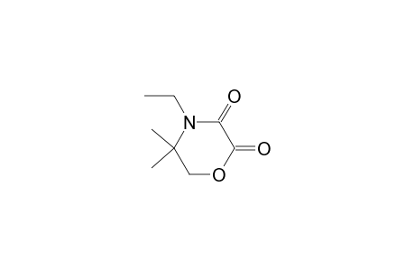 5,5-Dimethyl-4-ethyl-2,3-dioxomorpholine