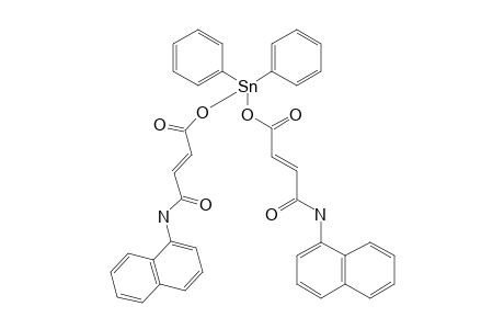 BIS-[3-(N-NAPHTHYLAMINOCARBONYL)-2-PROPENOIC-ACID]-DIPHENYL-TIN-(IV)