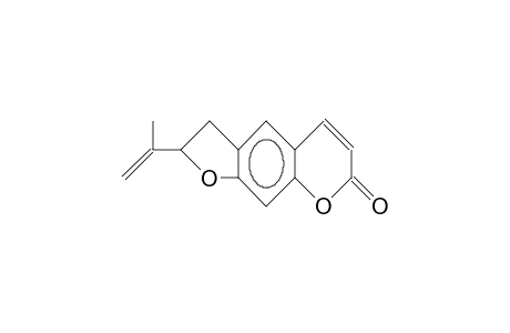 2-prop-1-en-2-yl-2,3-dihydrofuro[3,2-g]chromen-7-one