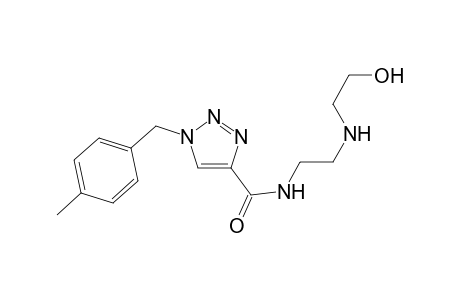 1-(p-Methylbenzyl)-1H-(1,2,3)-triazole-N-{[2'-(hydroxyethoxy)ethylamino]ethyl}-4-carboxamide