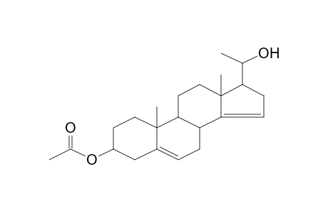 Acetic acid, 17-(1-hydroxy-ethyl)-10,13-dimethyl-2,3,4,7,8,9,10,11,12,13,16,17-dodecahydro-1H-cyclopenta[a]phenanthren-3-yl ester