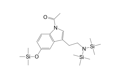 1H-Indole-3-ethanamine, 1-acetyl-N,N-bis(trimethylsilyl)-5-[(trimethylsilyl)oxy]-