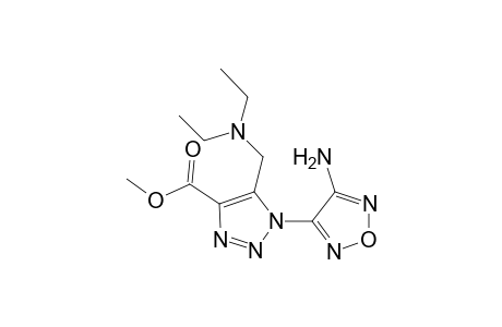 1H-[1,2,3]Triazole-4-carboxylic acid, 1-(4-aminofurazan-3-yl)-5-diethylaminomethyl-, methyl ester