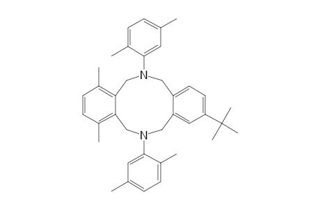 9-tert-Butyl-6,13-bis(2,5-dimethylphenyl)-1,4-dimethyl-5,6,7,12,13,14-hexahydrodibenzo[c,H][1,6]diazecine