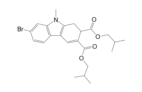 Di(isobutyl) 7-bromo-9-methyl-2,9-dihydro-1H-carbazole-2,3-dicarboxylate