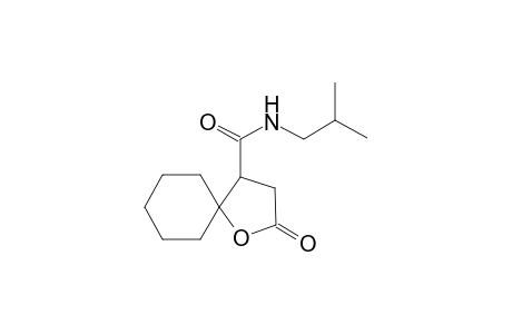 N-isobutyl-2-oxo-1-oxaspiro[4.5]decane-4-carboxamide
