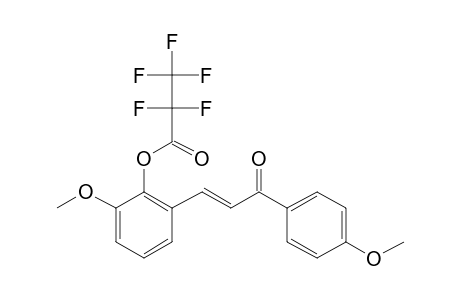 3,4'-Dimethoxy-2-hydroxychalcone, pentafluoropropionate