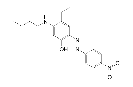 1-[N(2)-(p-Nitrophenyl]hydrazino]-4-(butylamino)-5-ethyl-2-hydroxybenzene