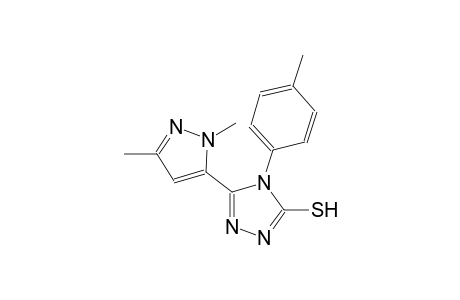 5-(1,3-dimethyl-1H-pyrazol-5-yl)-4-(4-methylphenyl)-4H-1,2,4-triazole-3-thiol