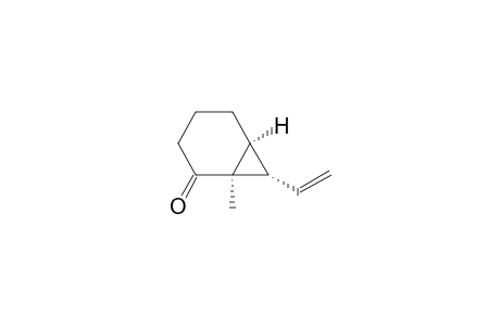 (1S,6S,7S)-1-methyl-7-vinyl-norcaran-2-one