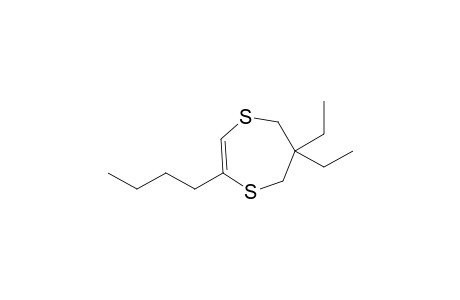 2-Butyl-6,6-diethyl-5,7-dihydro-1,4-dithiepin