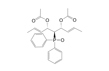 (4RS,5SR,6SR)-(E,E)-5-DIPHENYLPHOSPHONYL-NONA-2,7-DIENE-4,6-DIYL-DIACETATE;anti-anti-ISOMER