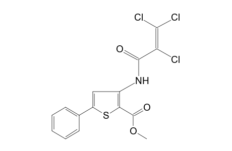 5-phenyl-3-(2,3,3-trichloroacrylamino)-2-thiophenecarboxylic acid, methyl ester