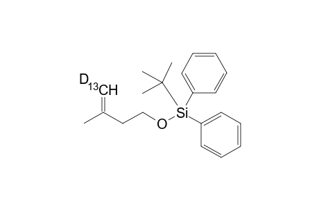 (E)-(4-13C,4-2H)-tert-Butyl((3-methylbut-3-en-1-yl)oxy)diphenylsilane