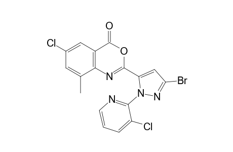 2-(3-bromo-1-(3-chloropyridin-2-yl)-1H-pyrazol-5-yl)-6-chloro-8-methyl-4H-benzo[d][1,3]oxazin-4-one