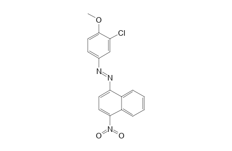 (3-Chloro-4-methoxy-phenyl)-(4-nitro-naphthalen-1-yl)-diazene