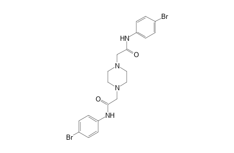 2-[4-[2-(4-bromoanilino)-2-keto-ethyl]piperazino]-N-(4-bromophenyl)acetamide