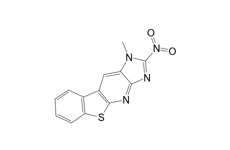 1-METHYL-2-NITROBENZOTHIENO-[3,2-E]-IMIDAZO-[4,5-B]-PYRIDINE