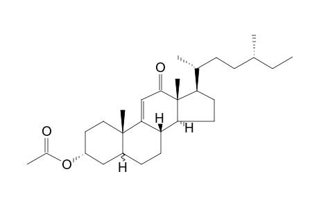 26-Norergost-9(11)-en-12-one, 3-(acetyloxy)-, (3.alpha.)-