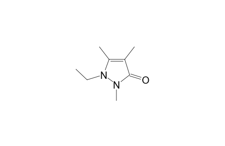 2-Ethyl-1,3,4-trimethyl-3-pyrazolin-5-one