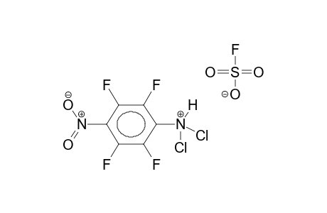 4-NITROTETRAFLUOROPHENYLDICHLOROAMMONIUM FLUOROSULPHATE