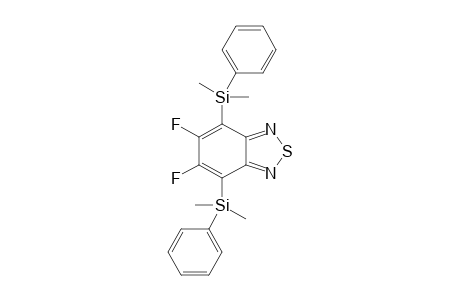 4,7-Bis(phenyldimethylsilyl)-5,6-difluoro-2,1,3-benzothiadiazole