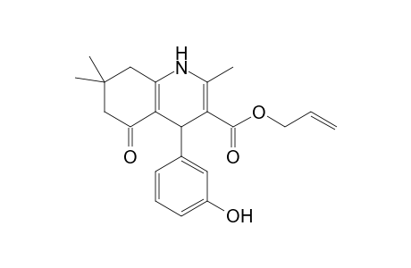 Allyl 4-(3-hydroxyphenyl)-2,7,7-trimethyl-5-oxo-1,4,5,6,7,8-hexahydro-3-quinolinecarboxylate