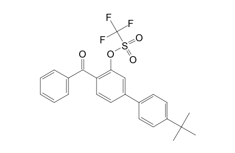 4-Benzoyl-4'-tert-butylbiphenyl-3-yl Trifluoromethanesulfonate