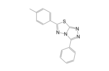 6-(4-methylphenyl)-3-phenyl[1,2,4]triazolo[3,4-b][1,3,4]thiadiazole