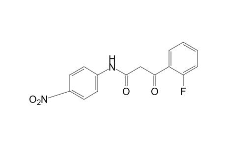 2-(o-Fluorobenzoyl)-4'-nitroacetanilide