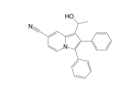 1-(1-Hydroxyethyl)-2,3-diphenyl-7-indolizinecarbonitrile