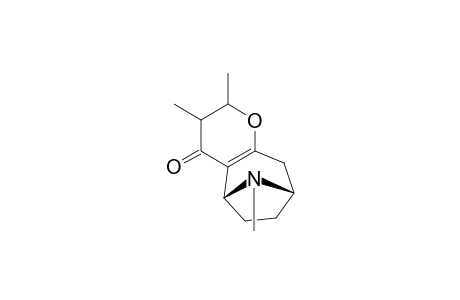 Cyclohepta[b]pyran-5,8-imin-4(5H)-one, 2,3,6,7,8,9-hexahydro-2,3,10-trimethyl-