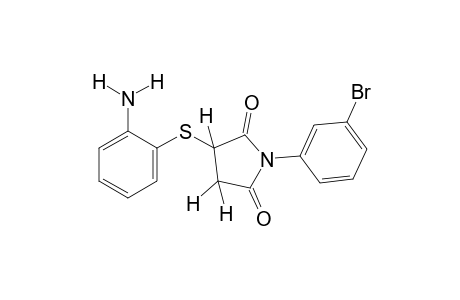 2-[(o-aminophenyl)thio]-N-(m-bromophenyl)succinimide