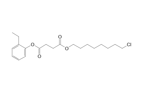 Succinic acid, 8-chlorooctyl 2-ethylphenyl ester