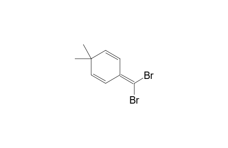 6-(dibromomethylene)-3,3-dimethyl-cyclohexa-1,4-diene