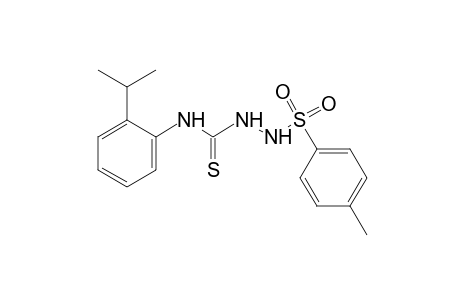 4-(o-cumenyl)-3-thio-1-(p-tolylsulfonyl)semicarbazide