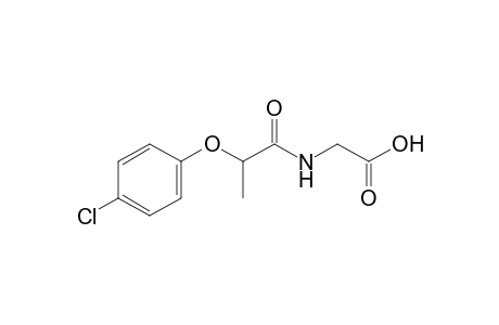 N-[2-(p-chlorophenoxy)propionyl]glycine