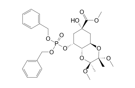 (1S,2R,4R,6R,8S,9S)4-Hydroxy-4-methoxycarbonyl-8,9-dimethoxy-8,9-dimethyl-7,10-dioxabicyclo[4.4.0]decane-2-dibenzoylphosphate