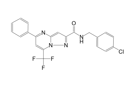 N-(4-chlorobenzyl)-5-phenyl-7-(trifluoromethyl)pyrazolo[1,5-a]pyrimidine-2-carboxamide