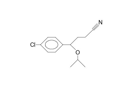 4-(p-chlorophenyl)-4-isopropoxybutyronitrile